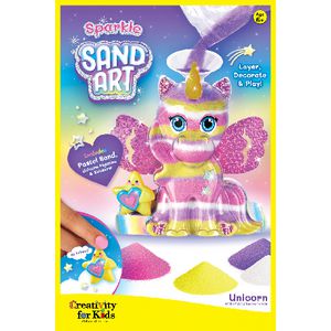 Creativity for Kids Glow in the Dark Sand Art Unicorn