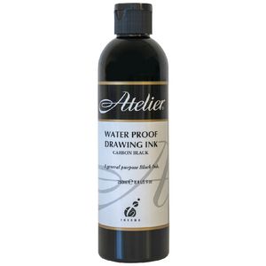 Atelier Waterproof Drawing Ink 250mL Black