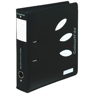 ColourHide Zipper Lever Arch Binder A4 70mm Black