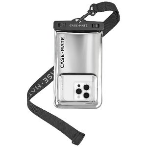 Case-Mate Waterproof Floating Pouch Large Silver Chrome