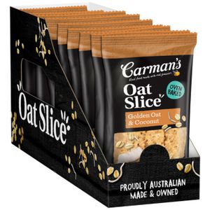 Carman's Golden Oat & Coconut Slice 70g 12 Pack