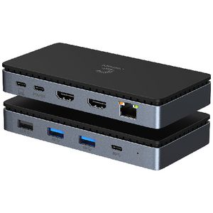 Comsol USB-C Dual 4K HDMI Mini Docking Station