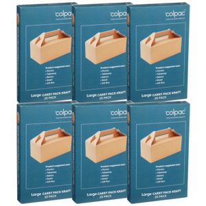Colpac Large Carry Pack Kraft 150 Pack