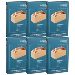 Colpac Medium Carry Pack Kraft 150 Pack