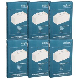Colpac Medium Carry Pack White 150 Pack