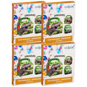 Colpac Kids Mealbox Dinosaurs 100 Pack
