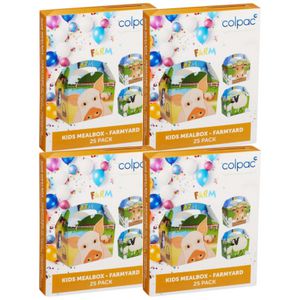 Colpac Kids Mealbox Farm 100 Pack