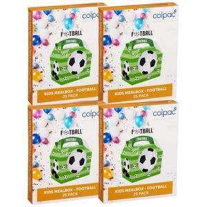 Colpac Kids Mealbox Football 100 Pack