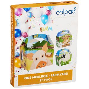 Colpac Kids Mealbox Farm 25 Pack