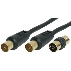 Comsol Male-Male Antenna Cable with Female Adaptor 5m