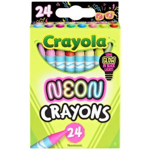 Crayola Neon Crayons 24 Pack