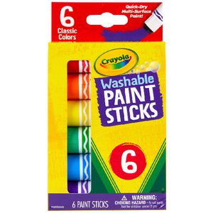 Crayola Washable Paint Sticks 6 Pack