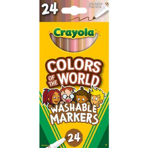 Crayola Colors of the World Fine Line Markers 24 Pack