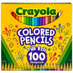 Crayola Big Coloured Pencils 100 Pack