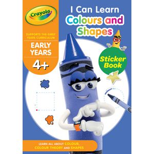 Crayola Early Years 4+ I Can Learn Colours & Shapes 32 Pages