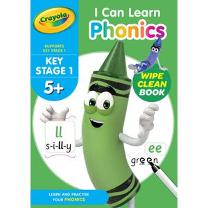 Crayola Wipe Clean Early Years 5+: I Can Learn Phonics
