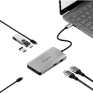 Cygnett Unite WorkMate 6-in-1 USB-C HUB (Dual HDMI)
