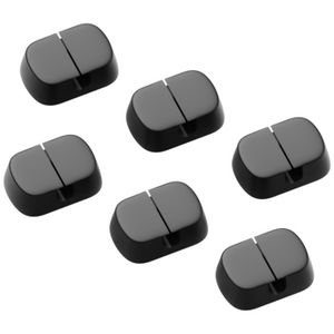 Cygnett Tangle Tamer 1 Slot Cable Organser 6 Pack Black