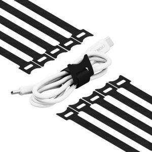 Cygnett Tangle Tamer Hook and Loop Cable Organser 10PK Black