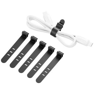 Cygnett TangleTamer Cable Tie Organisers 6 Pack Black