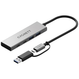 Cygnett 4-in-1 USB-C to USB-A/C Hub