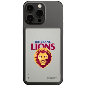 Cygnett 5000mAh Magslim Powerbank Brisbane Lions