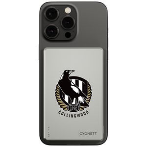Cygnett 5000mAh Magslim Powerbank Collingwood Magpies