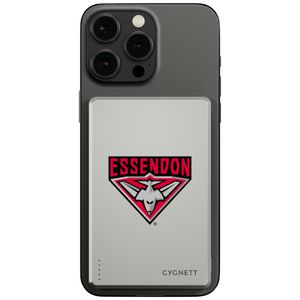 Cygnett 5000mAh Magslim Powerbank Essendon Bombers