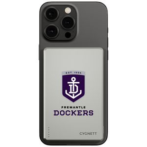 Cygnett 5000mAh Magslim Powerbank Fremantle Dockers