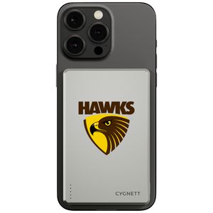 Cygnett 5000mAh Magslim Powerbank Hawthorn Hawks