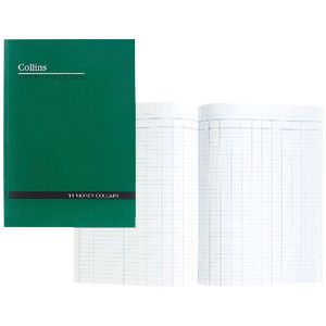Collins A60 A4 Analysis Book 18 Money Column