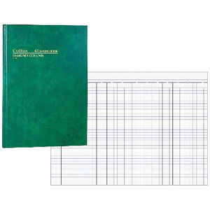 Collins 61 A4 Analysis Book 10 Money Column