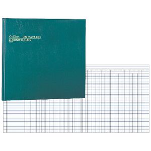 Collins 700 Analysis Book 24 Money Column Green