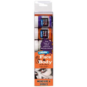 Derivan Face Paint Set Monsters and Ghouls