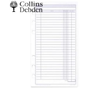 Collins Dayplanner Personal Finance Refill
