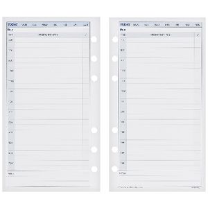 Collins Dayplanner Personal Undated Daily Calendar Refill
