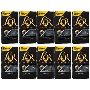L'OR Espresso Coffee Capsules Onyx 100 Pack