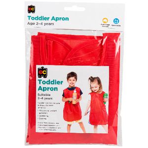 Educational Colours Toddler Apron Red