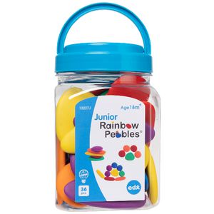 EdX Education Junior Rainbow Pebbles Bright