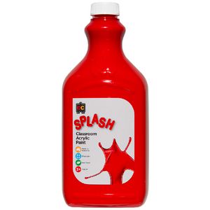 Educational Colours Classroom Splash Paint 2L Toffee Red