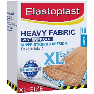 Elastoplast Heavy Fabric Waterproof XL Strips 10 Pack
