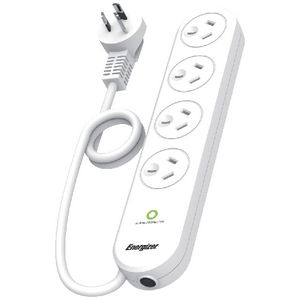 Energizer 4 Outlet Powerboard with Surge Protection