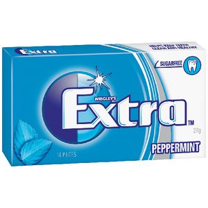 Extra Peppermint Sugar Free Chewing Gum 14 Pack
