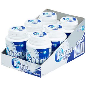 Extra White Sugar-free Chewing Gum in Bottle 64g 6 Pack