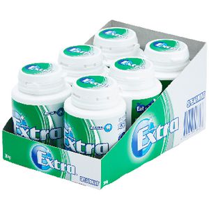 Extra Spearmint Sugar-free Chewing Gum in Bottle 64g 6 Pack