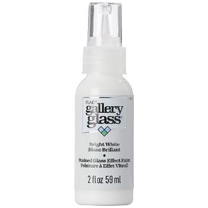 Folk Art Plaid Gallery Glass Paint 59ml Bright White