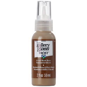 Folk Art Plaid Gallery Glass Paint 59ml Frost Root Beer