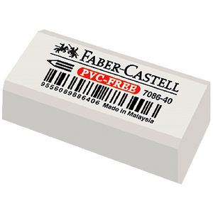Faber-Castell PVC-free Eraser White