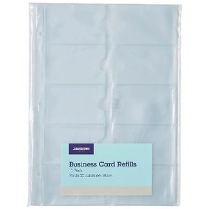 J.Burrows A4 Business Card Refills 10 Pack | Officeworks