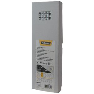 Fellowes Binding Combs 21 Loop 8mm White 100 Pack